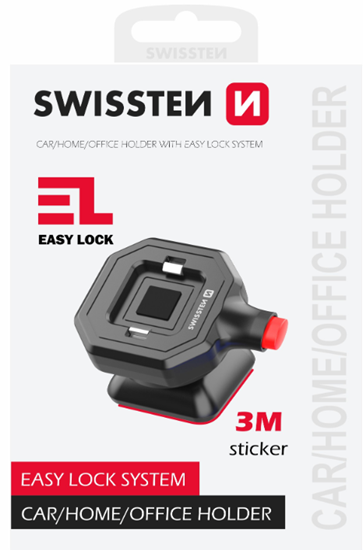 Picture of Swissten EASY LOCK Holder for mobile phone Car / Home / Office / 4" - 6.8"