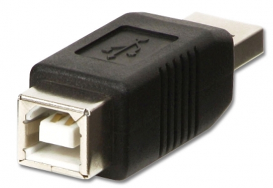 Изображение USB Adapter, USB A Male to B Female