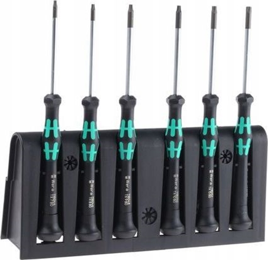 Picture of WERA 2067/6 Electricians TORX BO screwdriver set +Rack