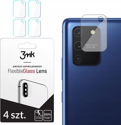 Изображение 3MK 3MK FlexibleGlass Lens Samsung S10 Lite Szkło hybrydowe na obiektyw aparatu 4szt