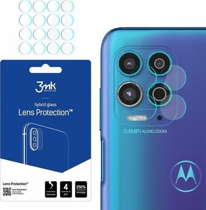 Изображение 3MK Szkło hybrydowe na obiektyw aparatu 3MK Lens Protection Motorola Moto G100 5G [4 PACK]