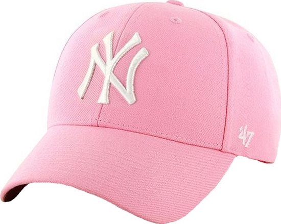 Изображение 47brand Czapka New York Yankees MVP Cap różowa r. uniwersany (B-MVPSP17WBP-RS)