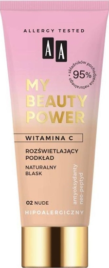 Picture of AA AA My Beauty Power rozświetlający podkład 02 Nude 30ml