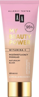 Attēls no AA AA My Beauty Power rozświetlający podkład 03 Beige 30ml