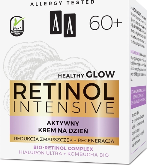 Picture of AA Retinol Intensive 60+ Aktywny Krem na dzień - redukcja zmarszczek + regeneracja 50ml