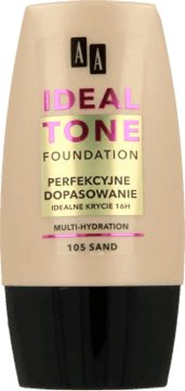 Picture of AA Make Up Ideal Tone Podkład "Perfekcyjne Dopasowanie" nr 105 Sand 30ml