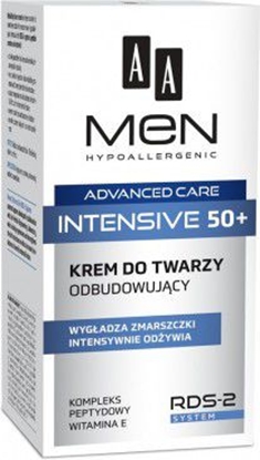 Attēls no AA Men Adventure Care Krem do twarzy Intensive 50+ odbudowujący 50ml