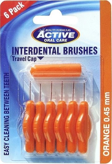 Picture of Active Oral Care Active Oral Care Czyściki do przestrzeni między zębowych 0.45 mm 6 sztuk