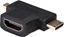 Attēls no Adapter AV Akyga HDMI Micro - HDMI Mini - HDMI czarny (AK-AD-23)