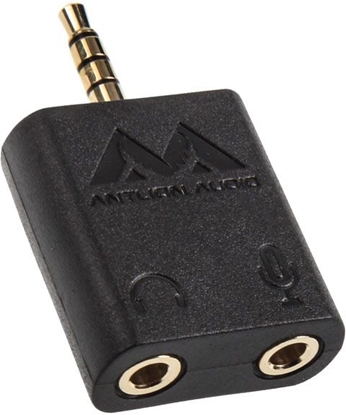 Attēls no Adapter AV AntLion Audio Jack 3.5mm - Jack 3.5mm x2 czarny (GDL-0427)