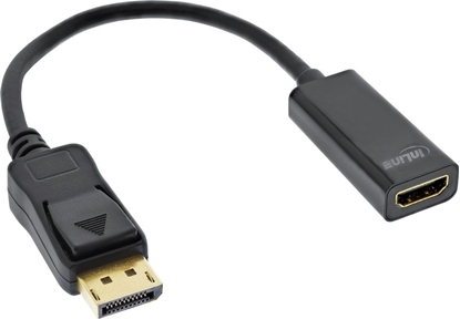 Изображение Adapter AV InLine DisplayPort - HDMI czarny (17198C)