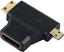 Picture of Adapter AV PremiumCord HDMI Micro - HDMI - HDMI czarny