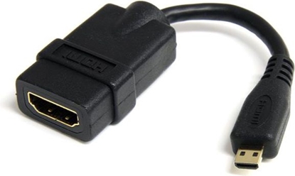 Attēls no Adapter AV StarTech HDMI Micro - HDMI czarny (HDADFM5IN)