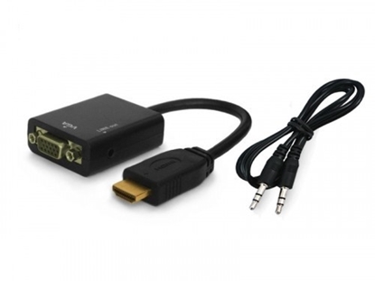 Attēls no Adapter HDMI (M) - VGA (F) z audio, CL-23