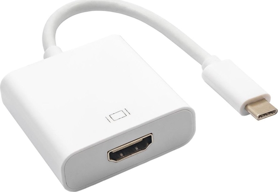 Picture of Adapter USB Akyga USB-C - HDMI Biały  (AK-AD-53)