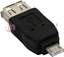 Picture of Adapter USB InLine microUSB-A - USB Czarny  (31600)