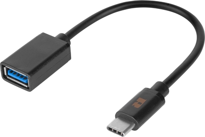Attēls no Adapter USB LechPol USB-C - USB Czarny  (RB-6007-015-B)