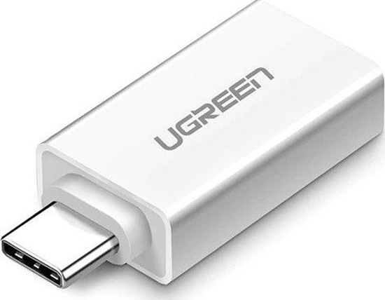 Изображение UGREEN USB-C to USB 3.0 A Female Adapter White