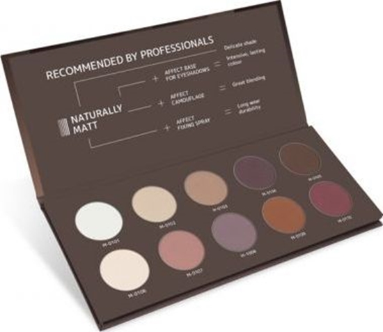 Picture of Affect Cienie do powiek Naturally Matt Pressed Eyeshadow Palette 10x2g