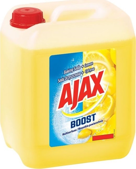 Изображение Ajax Płyn uniwersalny 5l soda+cytryna żółty Ajax (OFE000294)