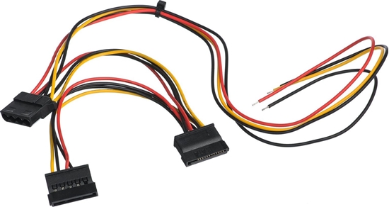 Изображение Akyga Molex - SATA x2, 0.4m, Wielokolorowy (AK-SC-24)