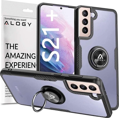 Attēls no Alogy Etui Alogy Ring Holder Clear Armor do Samsung Galaxy S21 Plus czarne