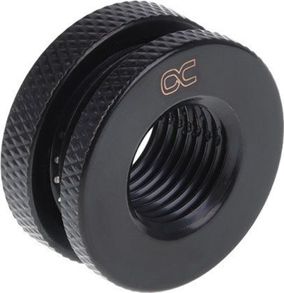 Attēls no Alphacool Alphacool bulkhead G1 / 4 connection (black, short version)