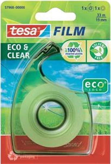 Изображение Amex Taśma Tesa biur.tesafilm eco&clear 33m:19mm +dyspenser 57968-00-00