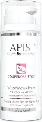 Attēls no Apis Couperose-Stop Vitamin Cream witaminowy krem dla cery wrażliwej z rozszerzonymi naczynkami 100ml