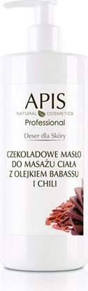 Attēls no APIS DESER DLA SKÓRY - Czekoladowe masło do masażu ciała z olejem z baobabu i chilii 500 ml ( 50935 )