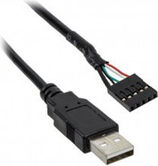 Picture of Aqua Computer USB zew. - USB wew., 2m, Czarny (53210)