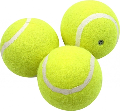 Attēls no Aqua Nova PETNOVA PILKI TENIS.PISZCZACE 6CM 3SZT W ZESTAWIE TENNIS-SOUNDBALL-3 4146