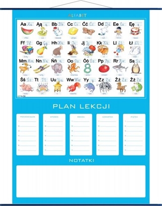 Picture of Artglob Plan lekcji - alfabet, plansza edukacyjna