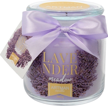 Изображение Artman Świeca zapachowa Lavender Meadow słoik mały 1 sztuka 360g (989628)