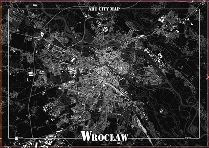 Изображение Art-Map Plakat dekoracyjny - Wrocław