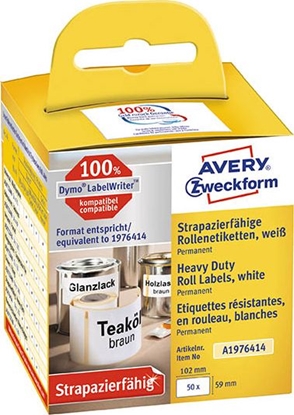 Attēls no Avery Zweckform ETYKIETY ZF HEAVY DUTY NA ROLI 59X102 MM 50 ETYKIET