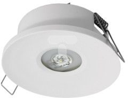 Picture of AWEX Oprawa awaryjna AXP IP65/20 ECO LED 1W 125lm 3h jednozadaniowa AT biała (AXPO/1W/E/3/SE/AT/WH)