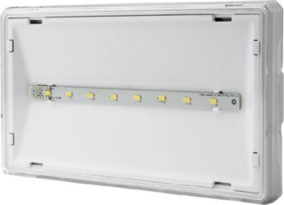 Attēls no AWEX Oprawa awaryjna EXIT S IP65 ECO LED 3W 310lm 1h jednozadaniowa biała ETS/3W/E/1/SE/PT/WH