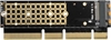 Изображение PCEM2-1U Adapter wewnętrzny PCIe x16/x8/x4, M.2 NVMe M-key slot, 1U