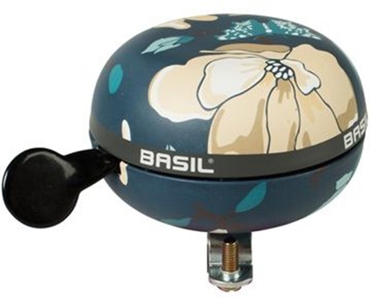 Picture of Basil Dzwonek rowerowy Big Bell Magnolia 80mm, teal blue (BAS-50481)