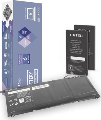 Изображение Bateria Mitsu Bateria Mitsu do notebooka Dell XPS 13 9360 (7.4V-7.6V) (6100 mAh)