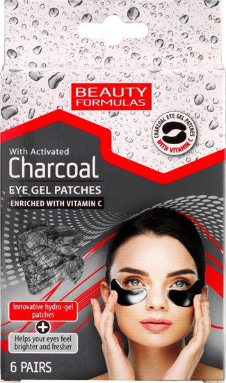 Picture of Beauty Formulas Płatki pod oczy Charcoal 6 szt.