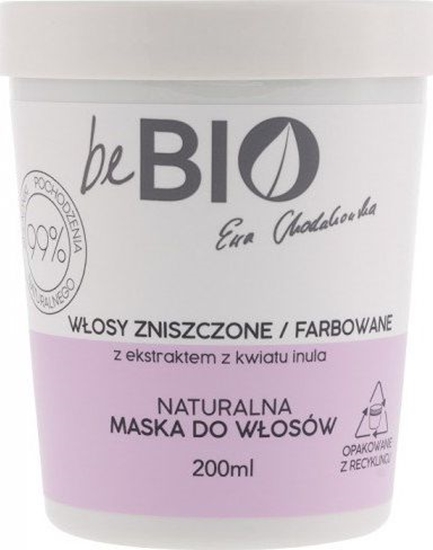 Picture of bebio BeBio Ewa Chodakowska Naturalna maska do włosów zniszczonych i farbowanych 200ml