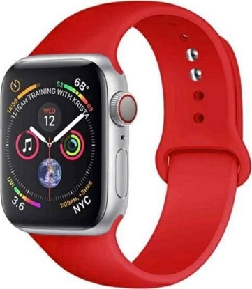Picture of Beline Beline pasek Apple Watch Silicone 42/44/45mm red colour