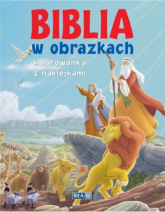 Picture of Biblia w obrazkach. Kolorowanka z naklejkami