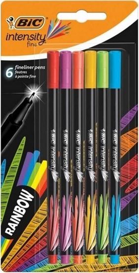 Picture of Bic Cienkopisy Intensity fine mix rainbow 6 kolorów