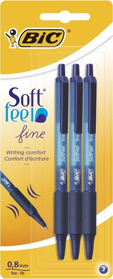 Изображение Bic Długopis niebieski Soft Feel bls 3szt BIC