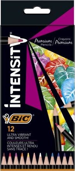 Изображение Bic Kredki ołówkowe Inensity Premium 12 kolorów BIC