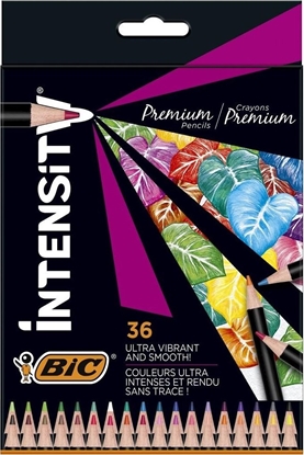 Изображение Bic Kredki ołówkowe Intensity Premium 36 kolorów BIC