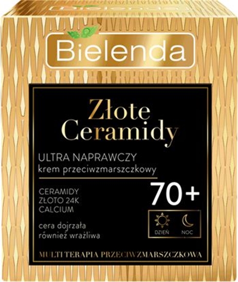 Изображение Bielenda Złote ceramidy Krem przeciwzmarszczkowy 70+